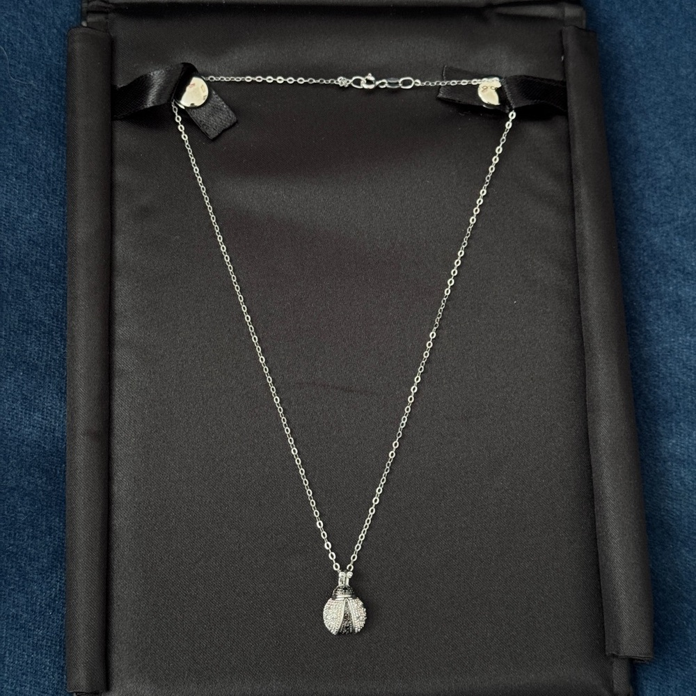 Sterling Silver 925‎ Ladybug Women’s Necklace